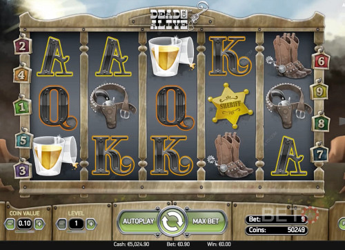 Dead Or Alive Online Slot - Winning Symbols