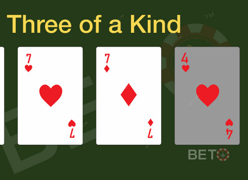 Three Of A Kind In Online Poker