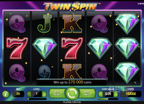 A Spin With Zero Combos Gives No Payout In Twin Spin