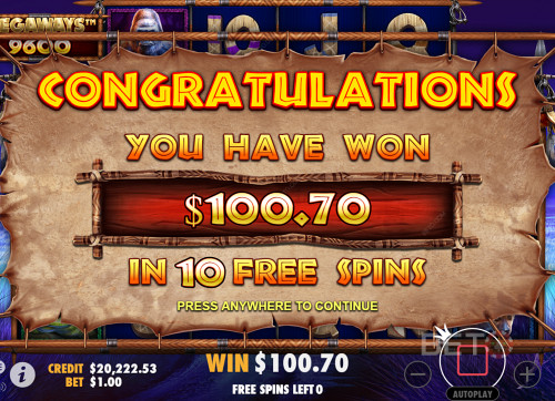 You Can Win Big In The Free Spins In The Great Rhino Megaways Online Slot