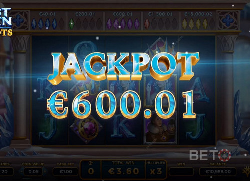 Getting A Jackpot Worth 600 Euros In Frost Queen Jackpots