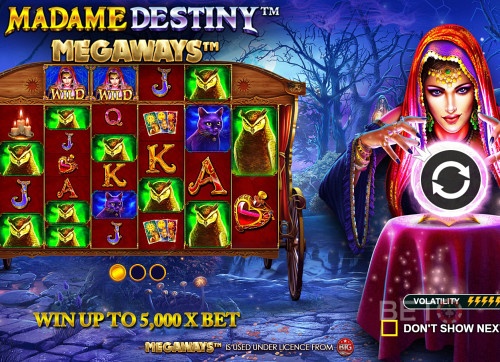 A Sample Gameplay Picture Of Madame Destiny Megaways
