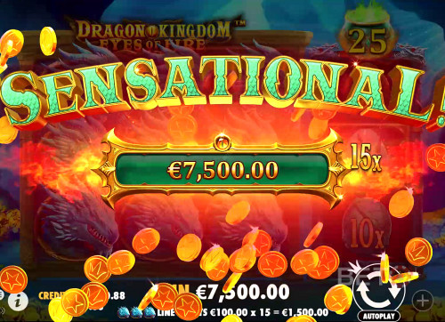 Sensational Win In Dragon Kingdom Eyes Of Fire