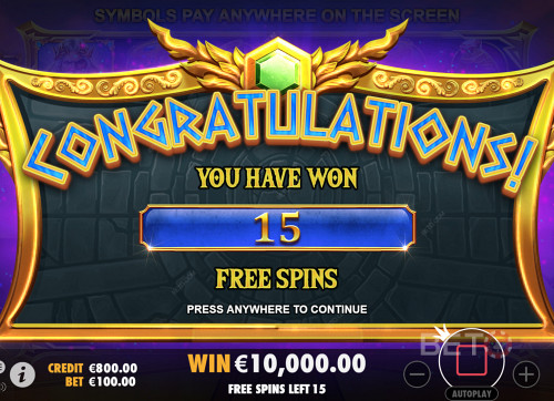 Free Spins In Gates Of Olympus Online Slot