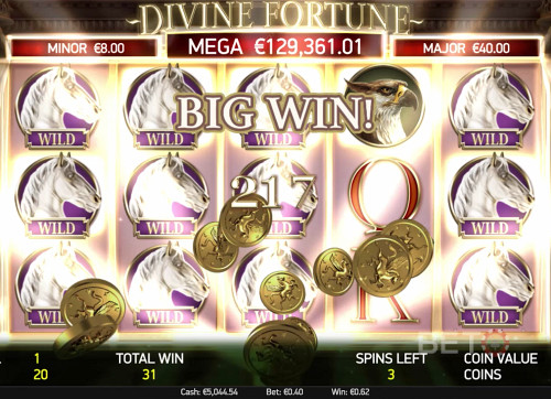 Hitting A Big Win In Divine Fortune