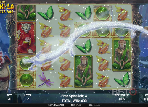 Join The Asian Themed Adventure With The Legend Of Shangri-La: Cluster Pays Slot