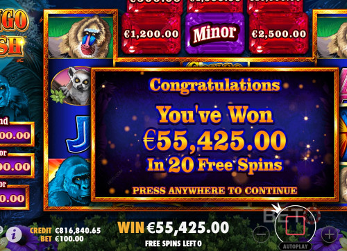 Winning A Huge Payout In Congo Cash