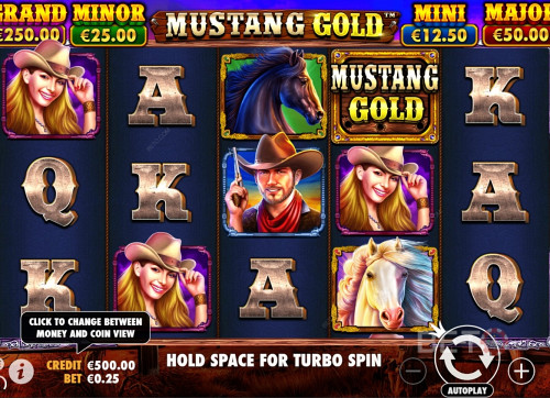 Mustang Gold Online Spillemaskinen