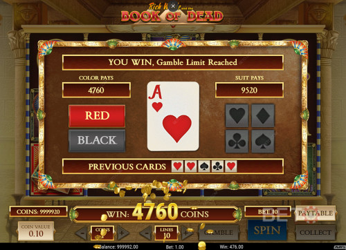 Gamble Feature I Book Of Dead