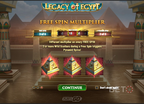 Winning Free Spin Multipliers In Legacy Of Egypt