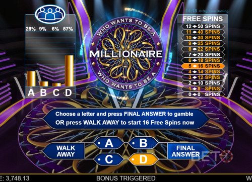 Who Wants To Be A Millionaire Megaways - Time’s Ticking, Ask The Audience Or Call A Friend  If You Want To Be The Next Millionaire!