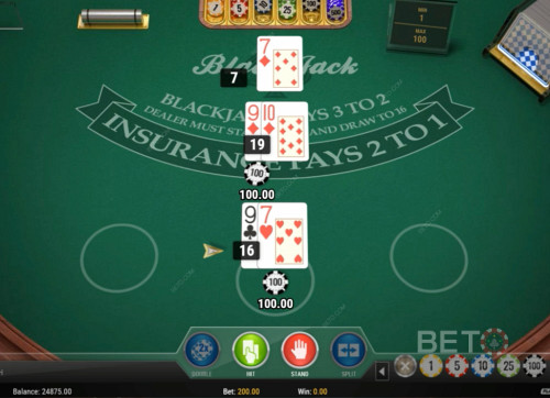 Split Cards Of Same Value In European Blackjack Mh