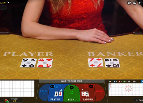 Banker Wins In Live Baccarat By Evolution Gaming