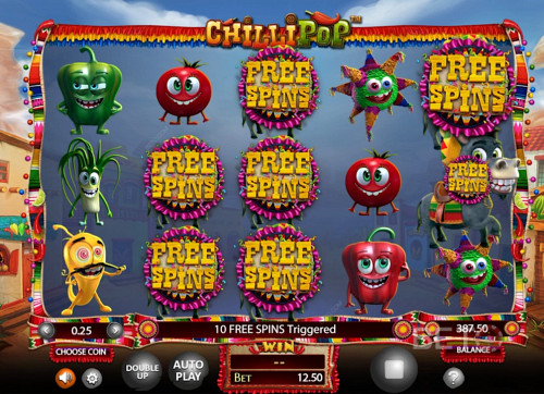 Chilli Pop - A Non-Progressive Slot Game With A Jackpot Of 110,000!