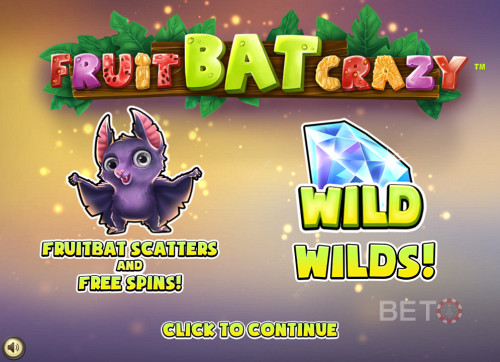 Fruit Bat Crazy - A Cute Fruit Bat Gives You Plenty Of Fun With Wild, Scatters And Free Spins