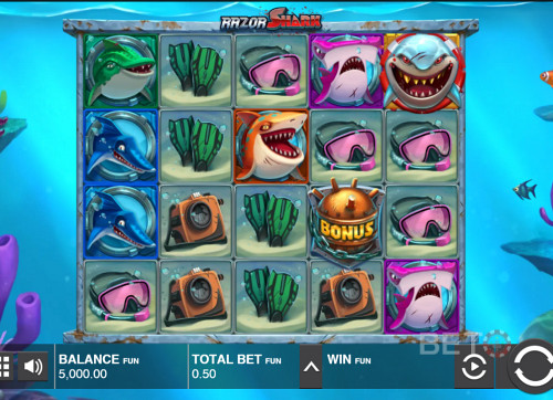 Push Gaming's Razor Shark Slot Machine