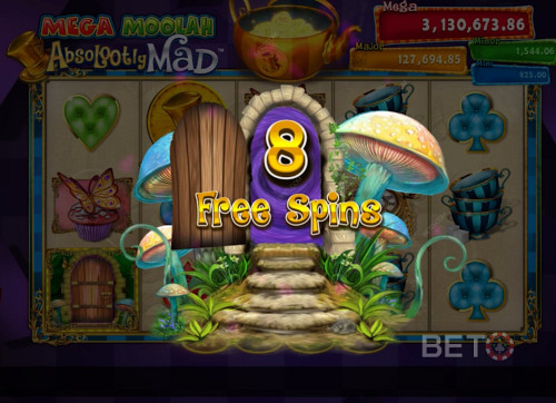 Win 8 Free Spins With Big Win Multipliers