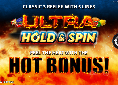 Intro Screen Of Ultra Hold And Spin