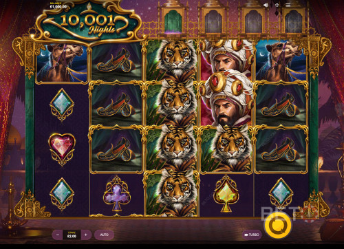10001 Nights From Red Tiger Gaming - Travel To The Magical Arabian Desert In Search Of Riches