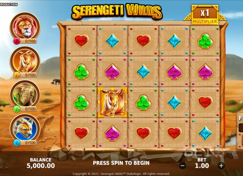 Pay 100X Of Your Bet And Buy Free Spins In Serengeti Wilds Slot Machine