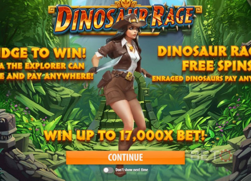 Dinosaur Rage From Quickspin - Follow Anna The Explorer Back To The Jurassic Age In Search Of Bonus Treasures