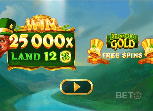 Win 25,000X Your Bet In Emerald Gold Slot Machine