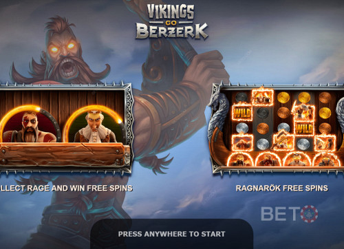 The Vikings Rage Feature Gets You 7 Free Spins And A Bonus Viking Symbol