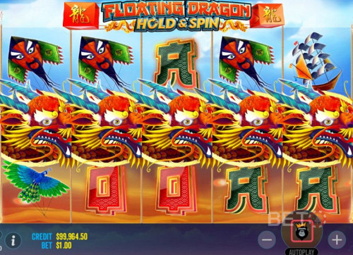 Floating Dragon Is A Video Slot From Reel Kingdom With 5 Reels, 3 Rows And 10 Paylines