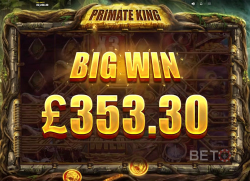 Win Huge Amounts In Primate King Slot