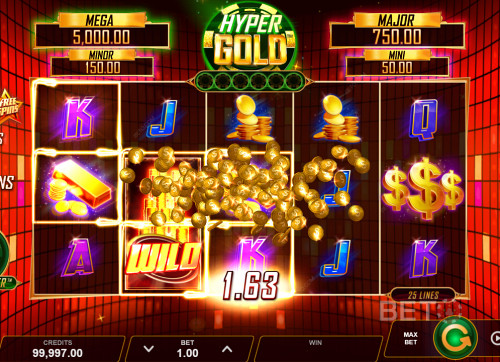 Win Super Exciting Prizes With Hyper Gold - Don't Miss Out On Wild Symbols 
