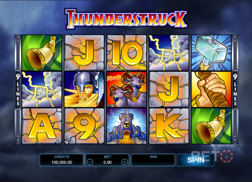 Microgaming Provides You Thunderstruck - Follow Thor, The Nordic God Of Storms, Thunder, And Lightning