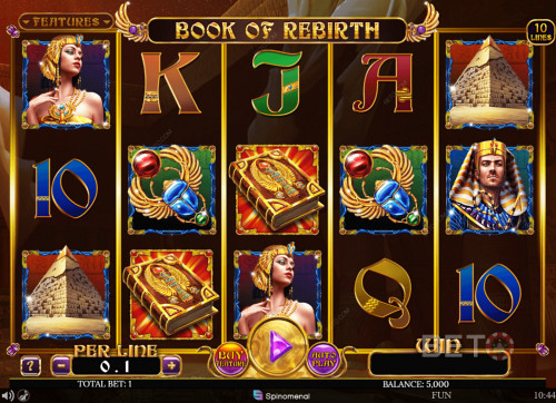 Enjoy Features Like Expanding Symbols And Free Spins In Book Of Rebirth Slot By Spinomenal