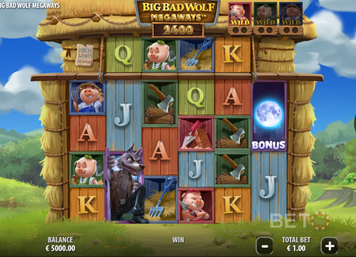 Enjoy Powerful Features In The Big Bad Wolf Megaways Online Slot