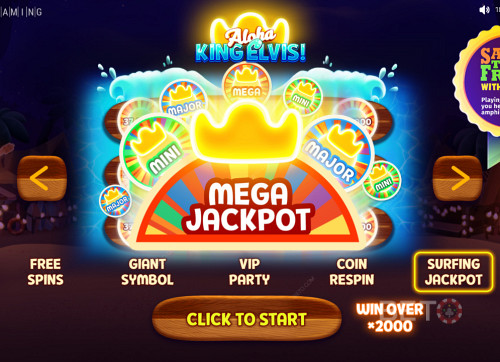 Mega Jackpot In Aloha King Elvis