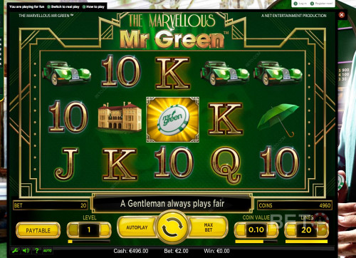 The Best Place Online To Play Online Slots Is At The Mr Green Gaming Site.