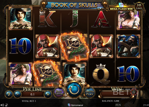 Book Of Skulls Video Slot By Spinomenal
