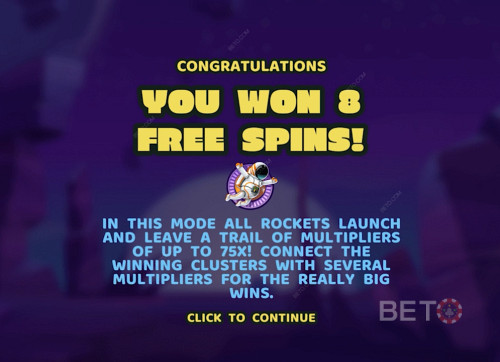 Landing 3 Spaceman Symbols Trigger The Free Spins Game Mode In This Slot Machine