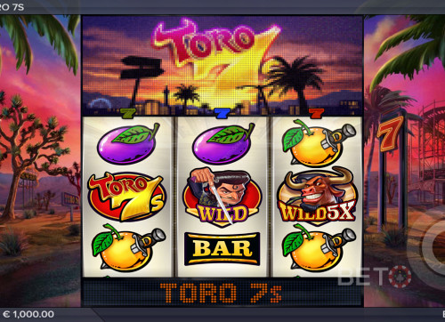 Enjoy The Beautiful Combination Of A Classic Slot And Modern Features In Toro 7S Slot