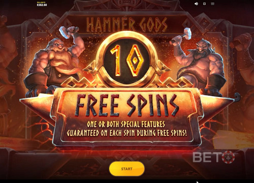 Nyd 10 Free Spins På Hammer Gods Spilleautomaten