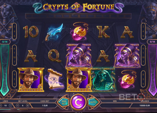 Collect The Scatters To Trigger Free Spins In Crypts Of Fortune Slot Machine