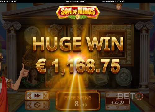 You Can Land Some Rewarding Winnings In Son Of Midas