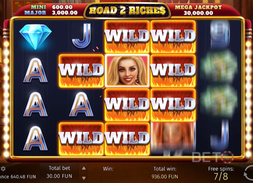 Numerous Wilds In Road 2 Riches' Grid