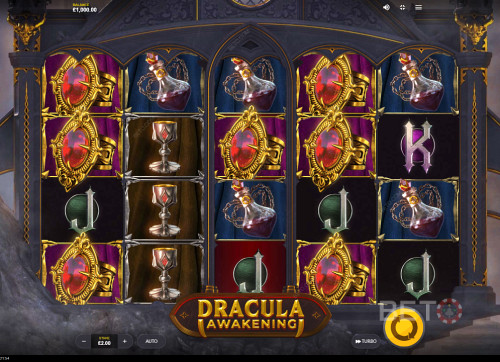 Nyd Smukke Symboler På Dracula Awakening Spilleautomaten