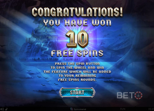 Activate The Free Spins Mode To Obtain 10 Free Spins And A Bonus Wheel Spin