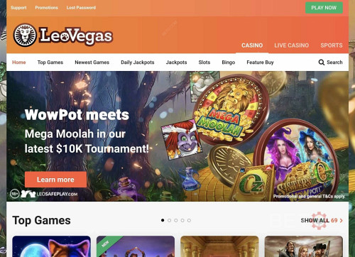 Leovegas - A Recognizable And Beautiful Casino