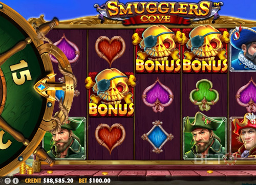 Bonusrunde På Smugglers Cove Online Spillemaskinen