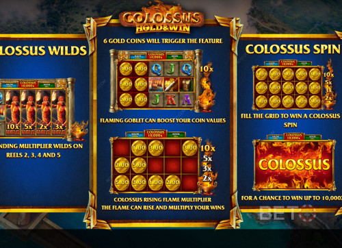 Enjoy Colossus Wilds, Respins, And Jackpots In Colossus: Hold And Win Slot