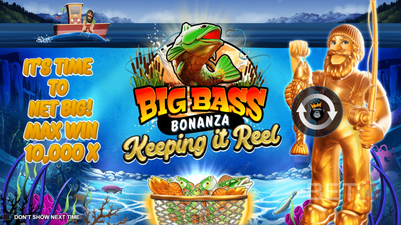 Win 10,000x Your bet in the Big Bass - Keeping it Reel Online Slot!