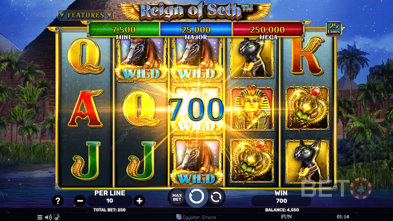 Reign of Seth Review by BETO Slots