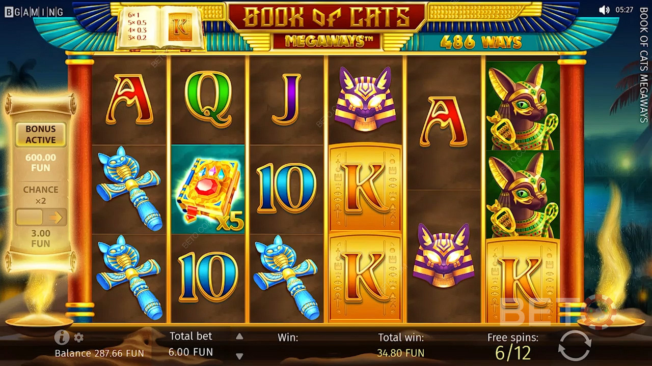 Book of Cats Megaways Free Play